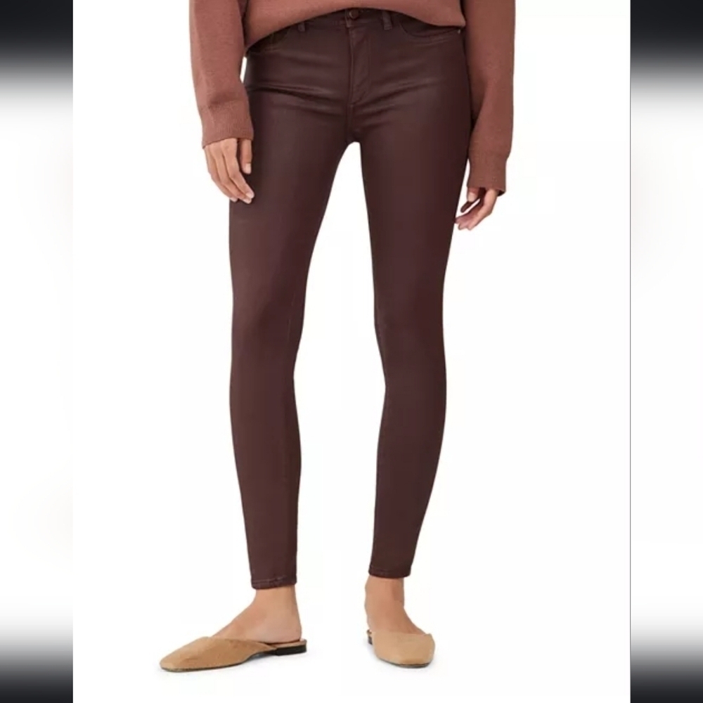 NWT DL1961 Ultra-Soft Florence Mid-Rise Skinny Ankle Jean in Sequoia Size 27